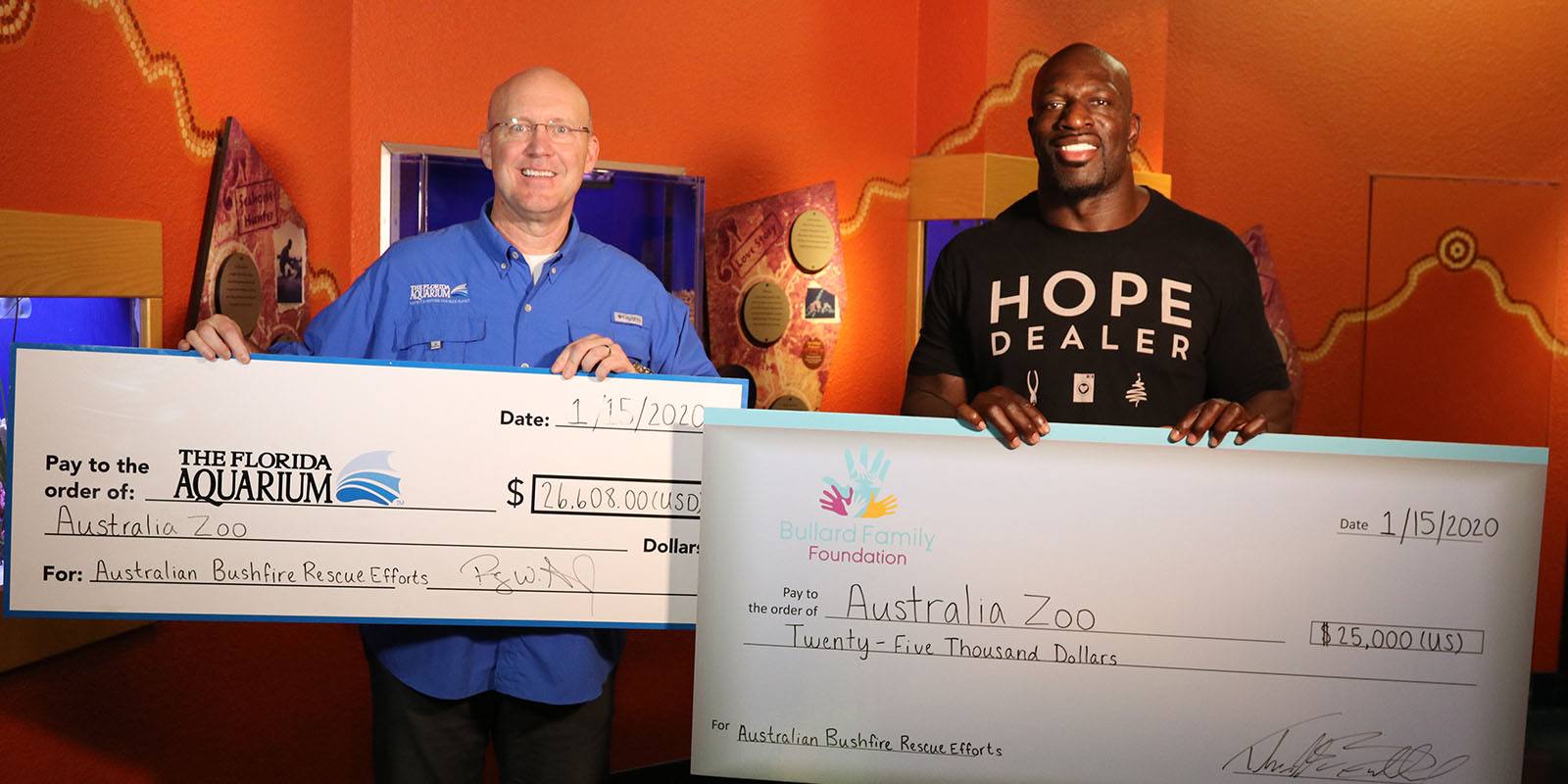 WWE Superstar Titus O’Neil and The Florida Aquarium Announce 51,608