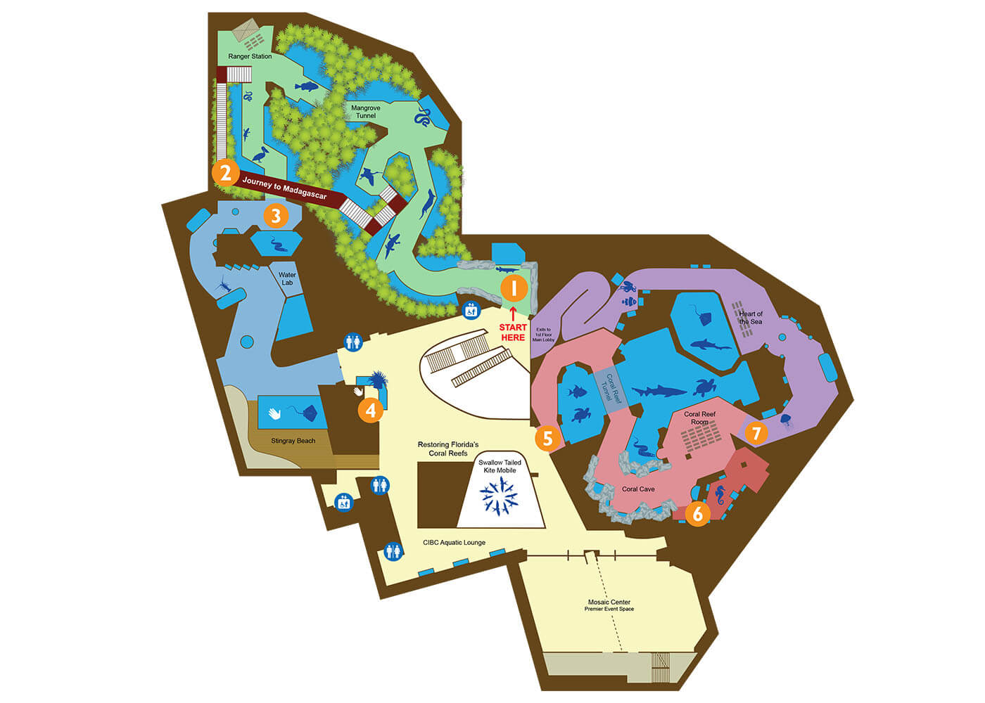 The_Florida_Aquarium_Map