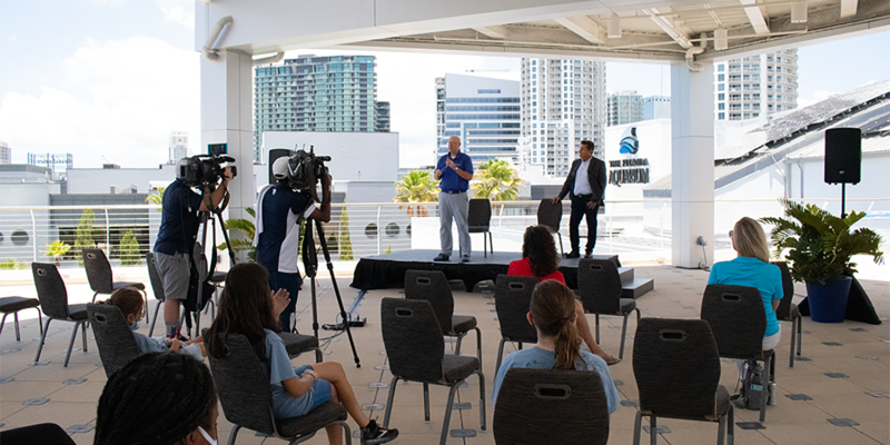 Florida Aquarium Opens Rooftop Terrace.