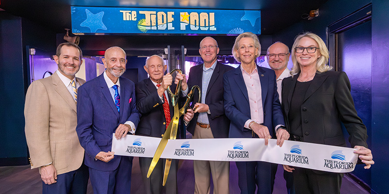 The Tide Pool opening with CEO Roger Germann and Mayor Jane Castor_800x400