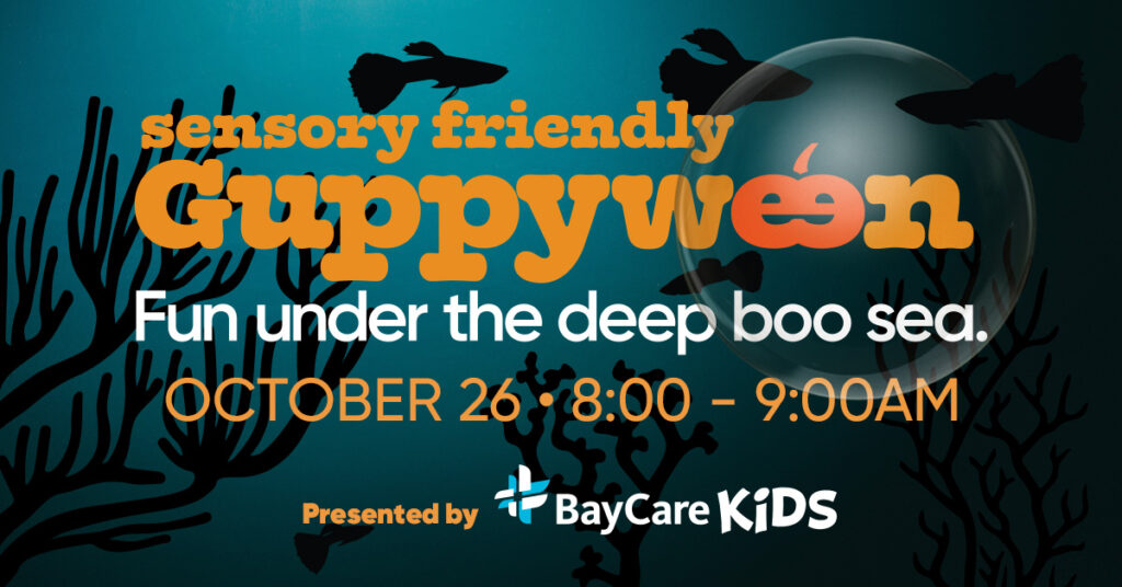 Sensory friendly Guppyween at the Florida Aquarium