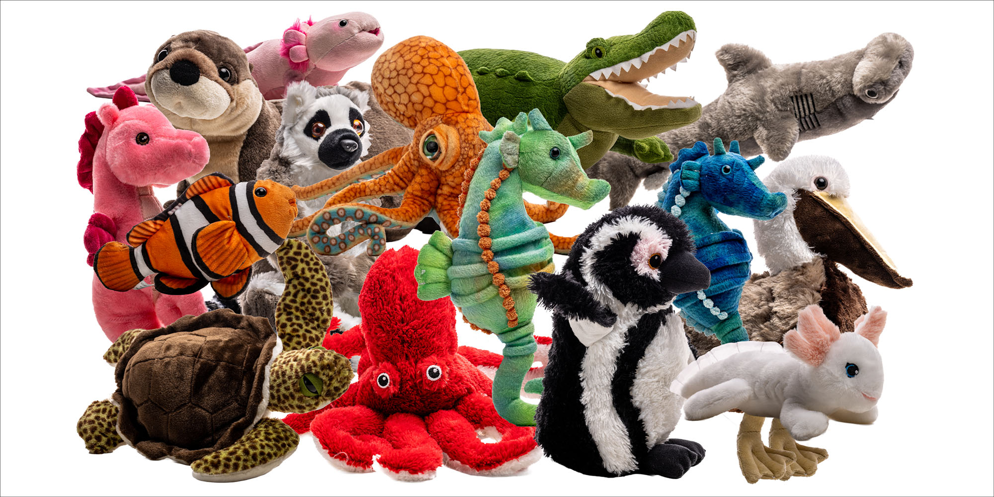Animal Adopt plushies together